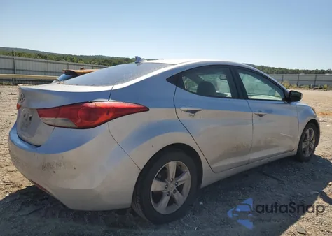 2012 Hyundai Elantra Gls from USA, damaged, VIN 5NPDH4AE4CH080552